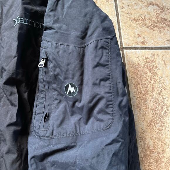 Marmot Ski Snow Hooded Jacket Black YOUTH Size XLarge Winter‎ Outdoors - Picture 2 of 9